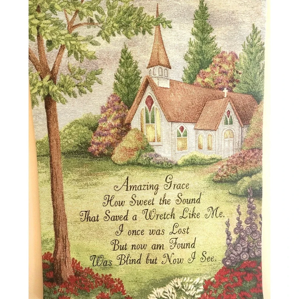 Amazing Grace Tapestry Wall Hanging by Manual Woodworkers & Weavers Inc 26 x 36